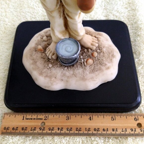 Figurine Boy Sailor Beachcombers Int'l 1999 Whimsical Vintage Resin Statue Art - Picture 12 of 15